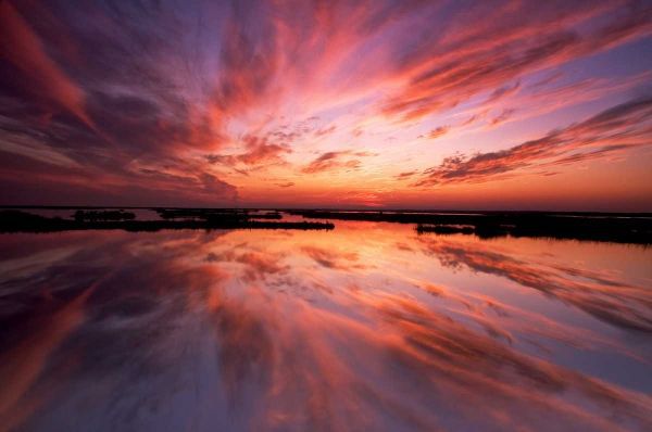 New Jersey, Cape May Sunset reflection on water